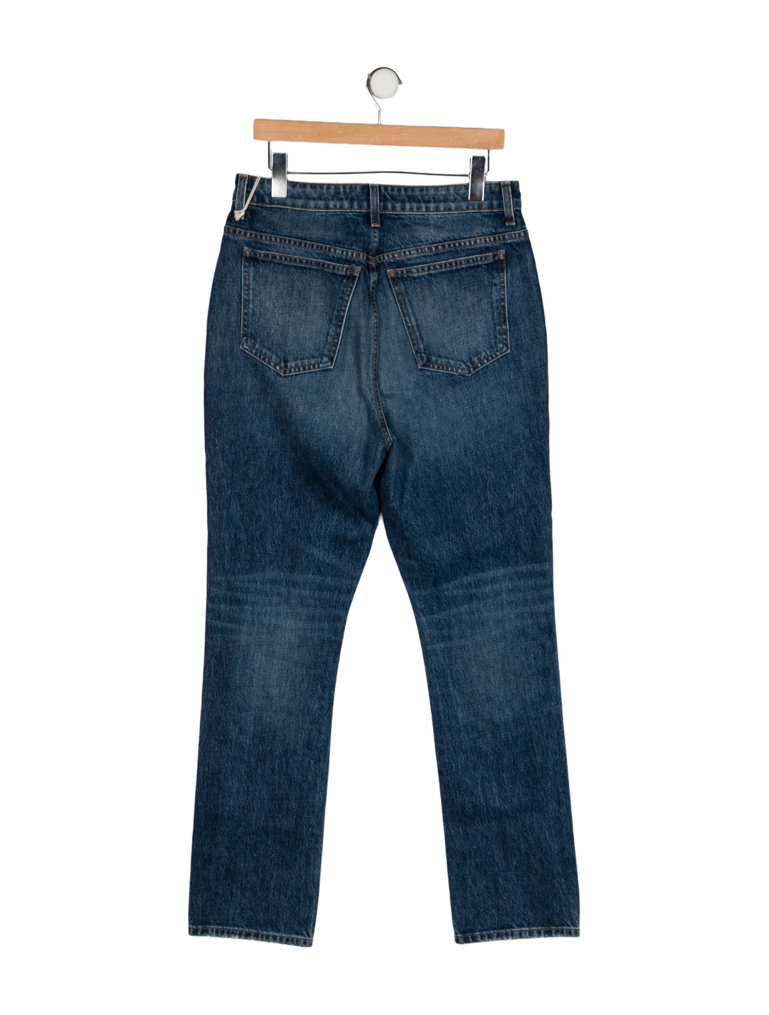 Khaite High-Rise Straight Leg Jeans w/ Tags