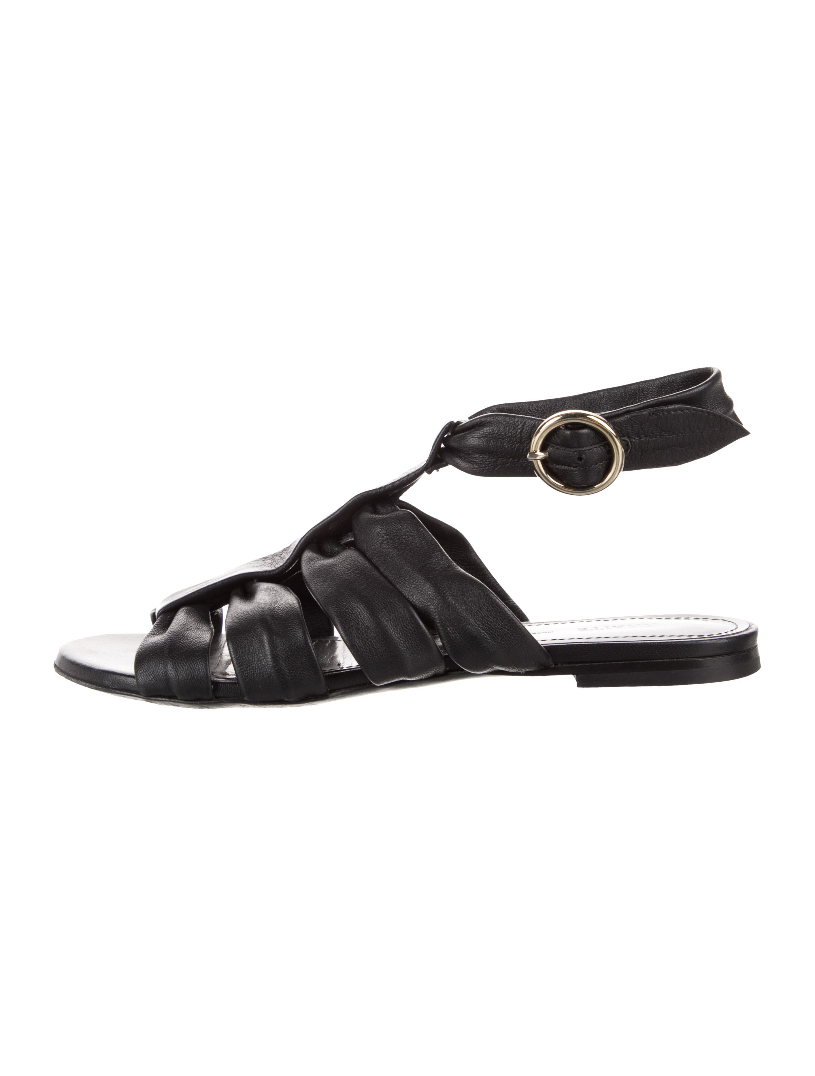 Khaite Leather Gladiator Sandals