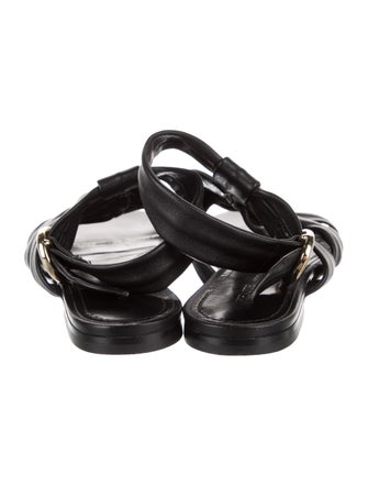 Khaite Leather Gladiator Sandals