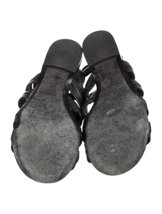 Khaite Leather Gladiator Sandals