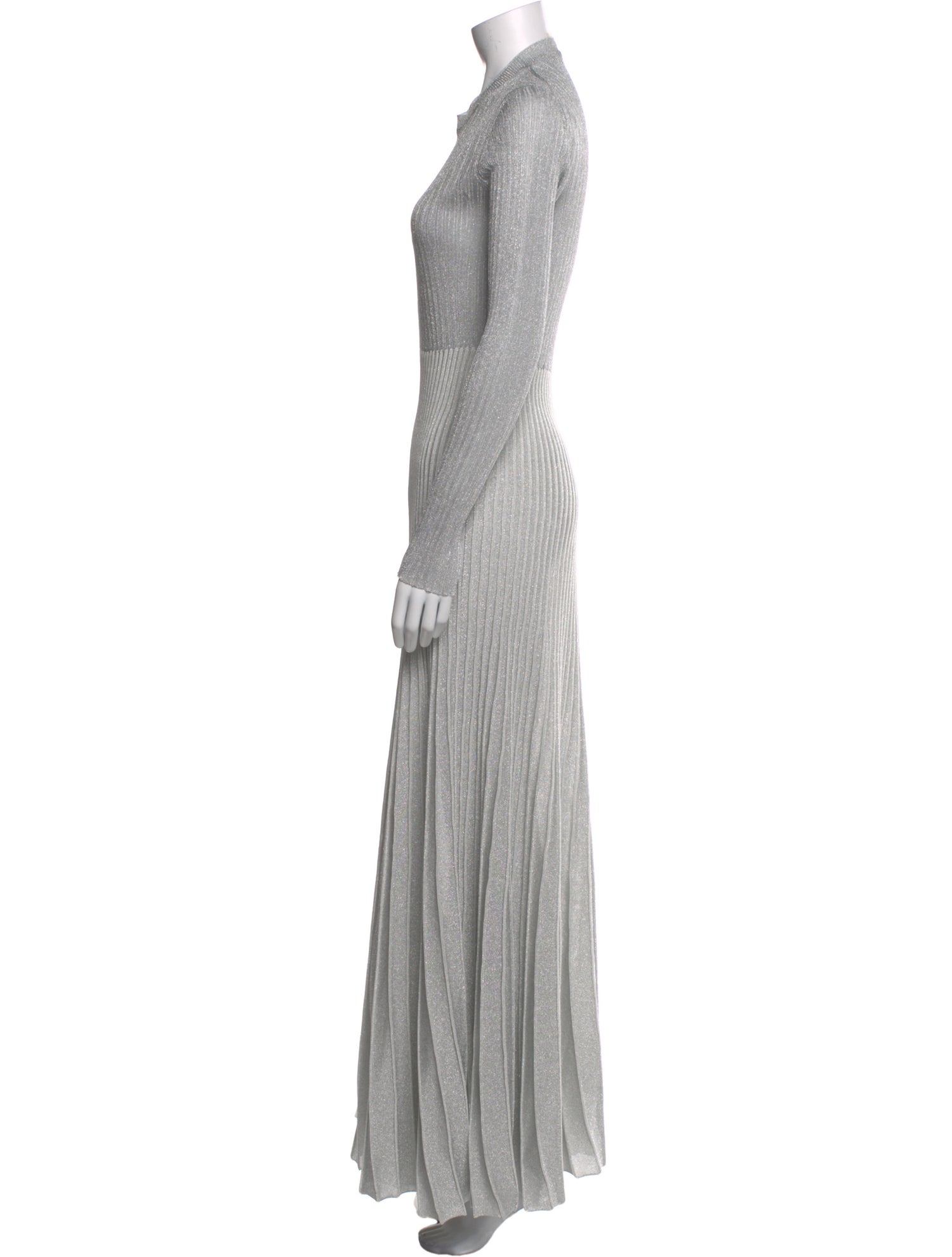 Khaite Crew Neck Long Dress