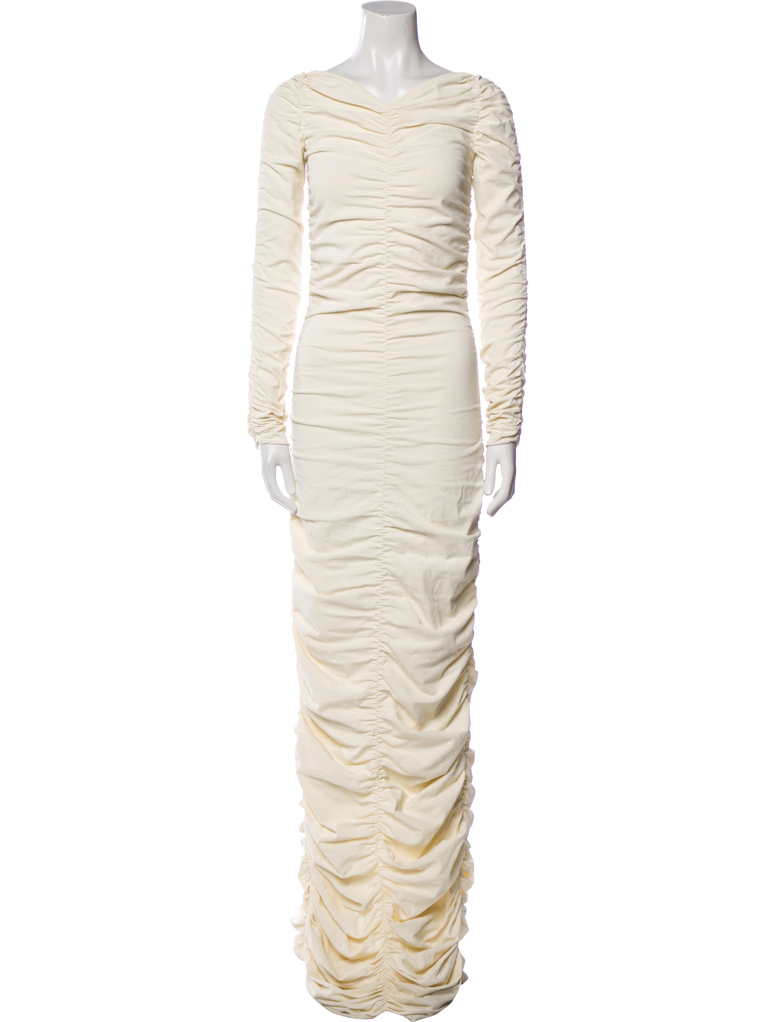 Khaite Cowl Neck Long Dress