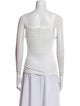 Khaite Square Neckline Sleeveless Top