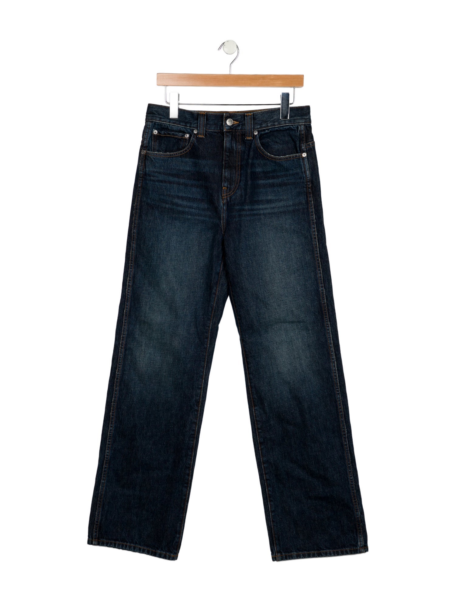 Khaite High-Rise Wide Leg Jeans w/ Tags