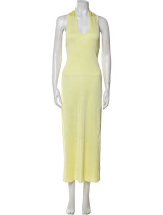 Khaite Halterneck Long Dress