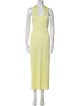 Khaite Halterneck Long Dress