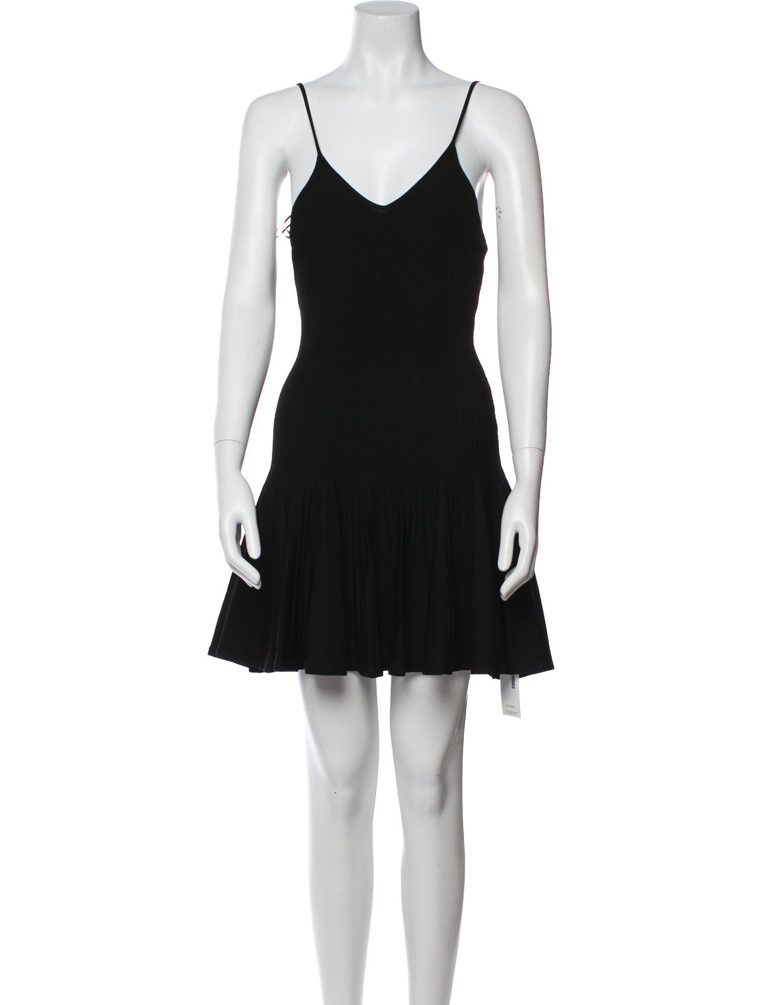 Khaite V-Neck Mini Dress