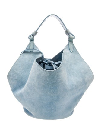 Khaite Suede Top Handle Bag