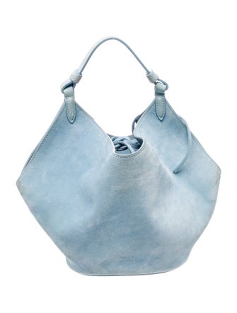 Khaite Suede Top Handle Bag