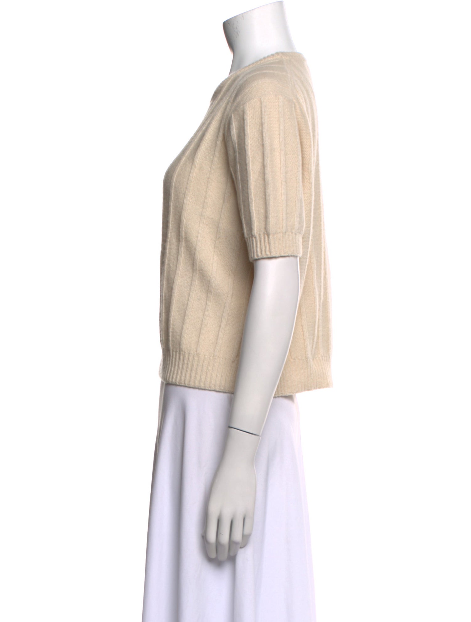 Khaite Cashmere Scoop Neck Sweater