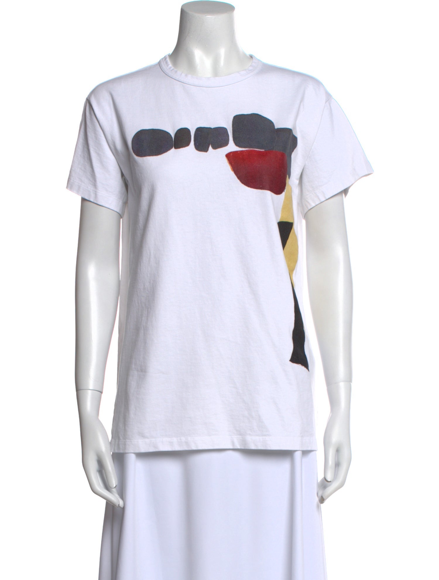 Khaite Graphic Print Crew Neck T-Shirt