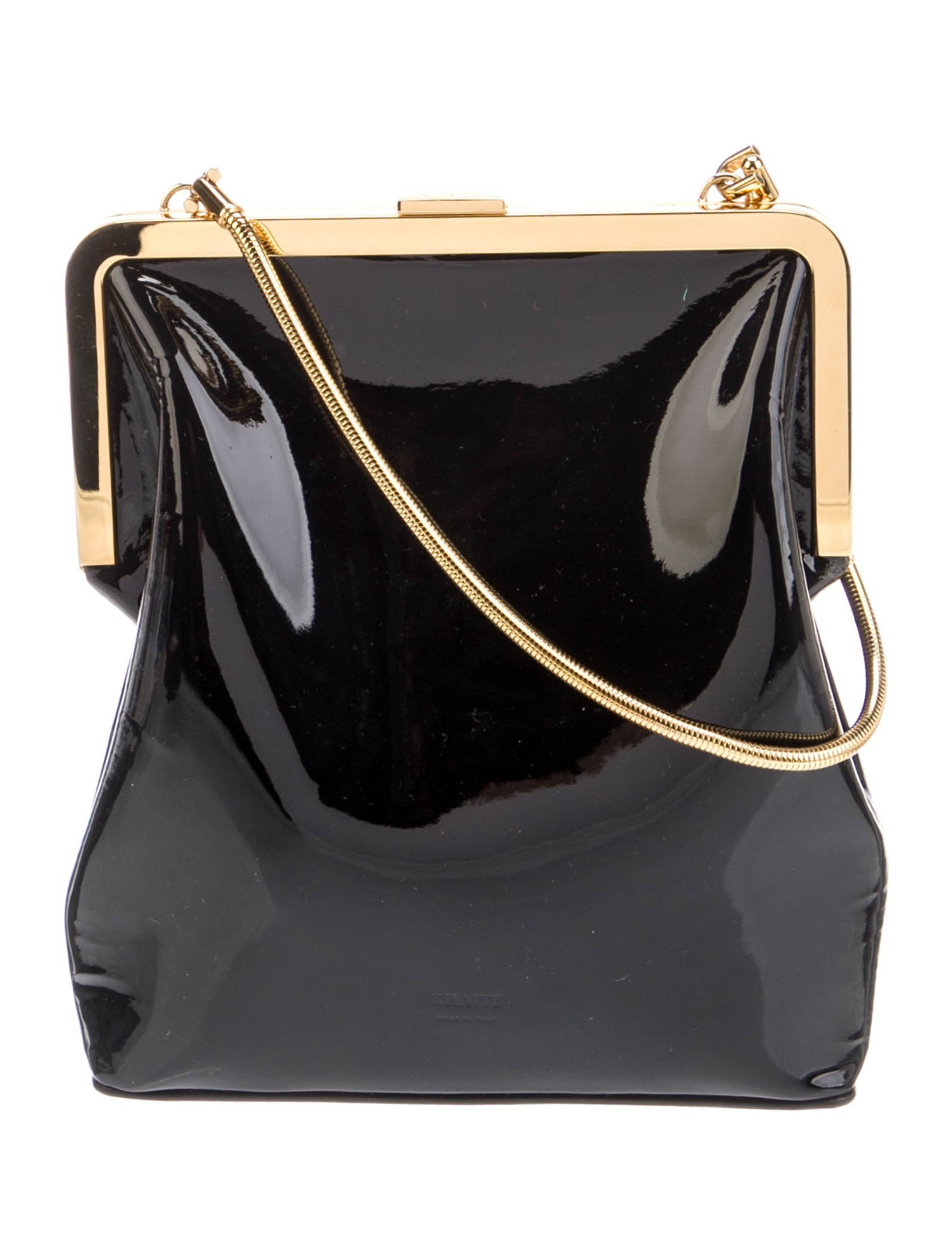Khaite Patent Leather Top Handle Bag