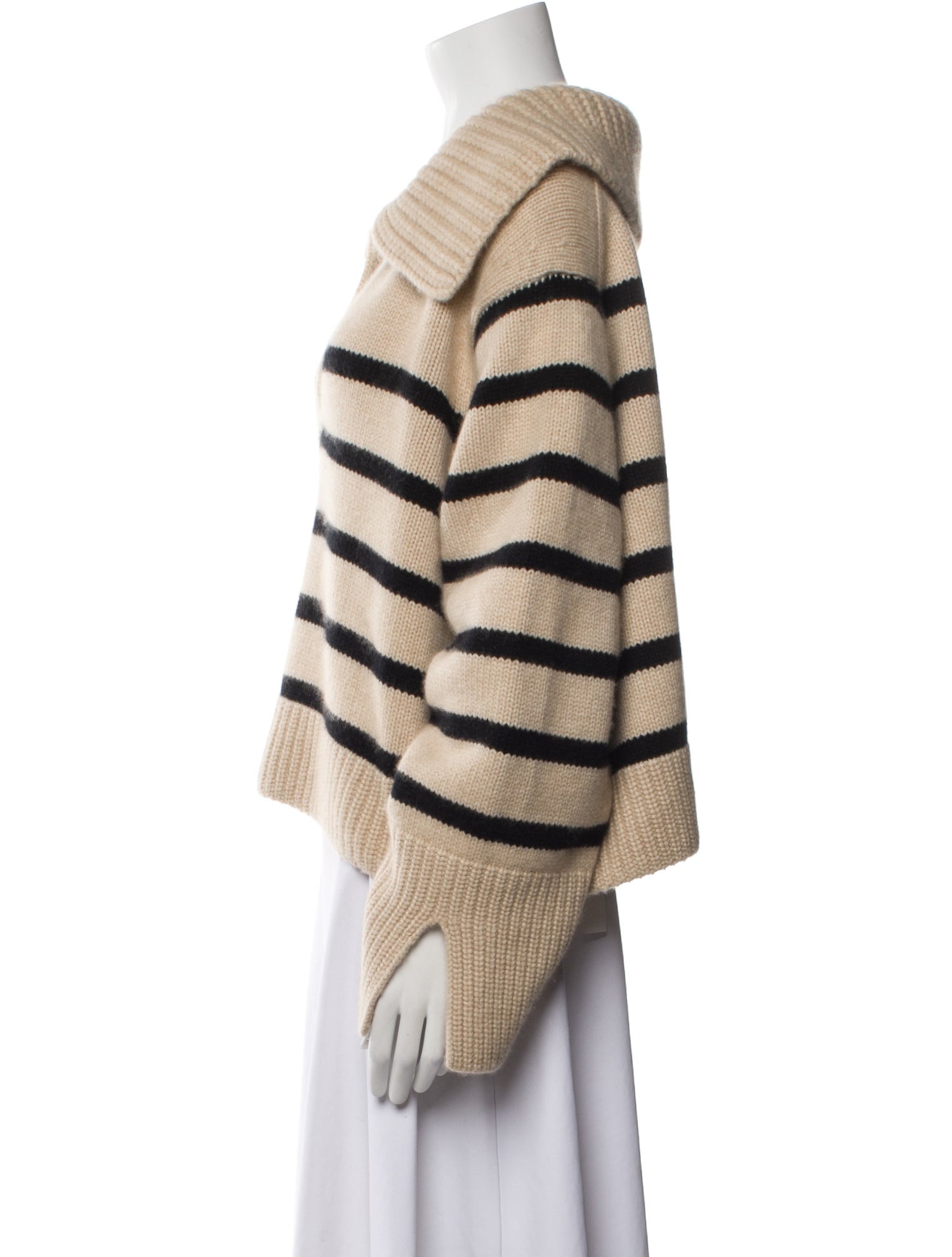 Khaite Cashmere Striped Sweater