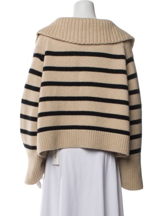 Khaite Cashmere Striped Sweater