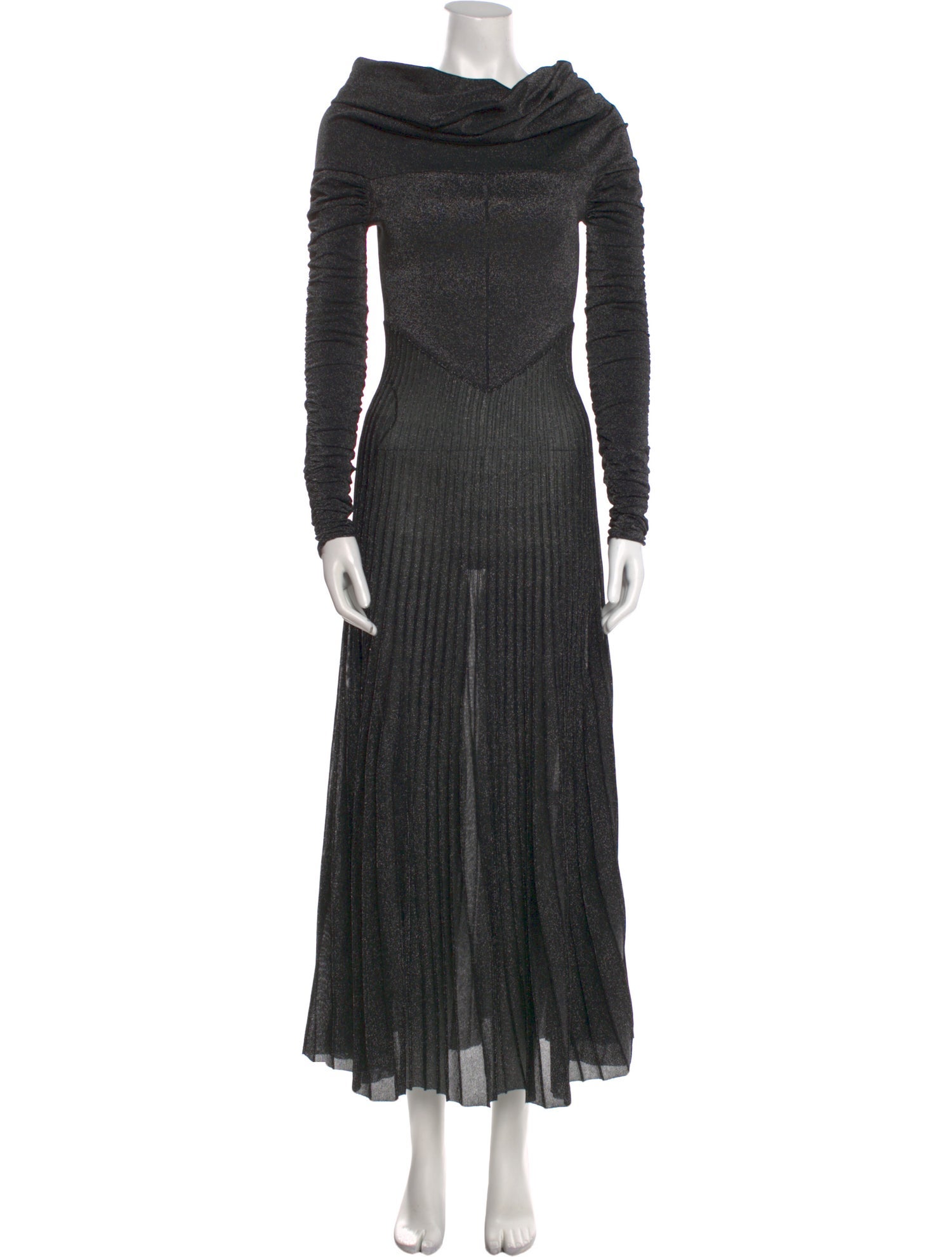 Khaite Cowl Neck Long Dress