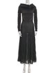 Khaite Cowl Neck Long Dress