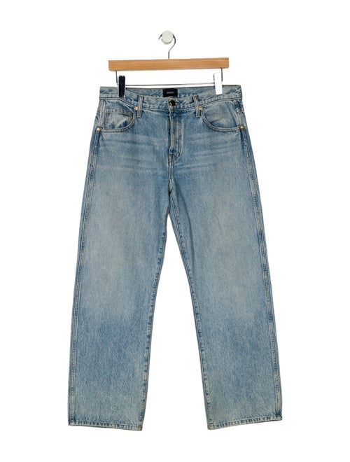 Khaite High-Rise Wide Leg Jeans