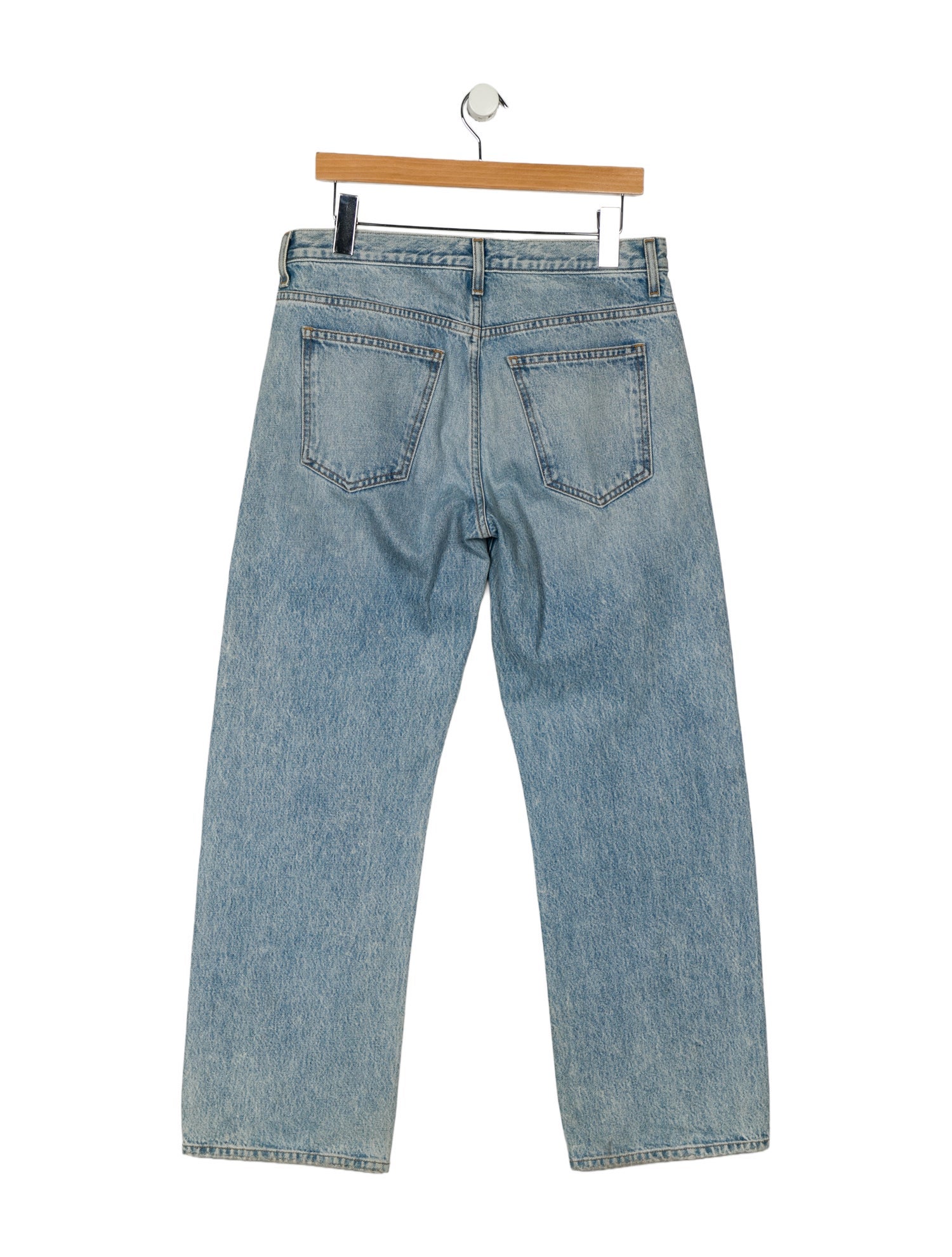 Khaite High-Rise Wide Leg Jeans