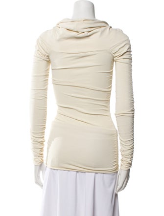 Khaite Cowl Neck Long Sleeve Top