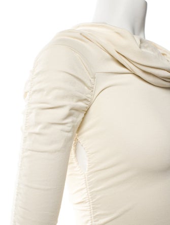Khaite Cowl Neck Long Sleeve Top