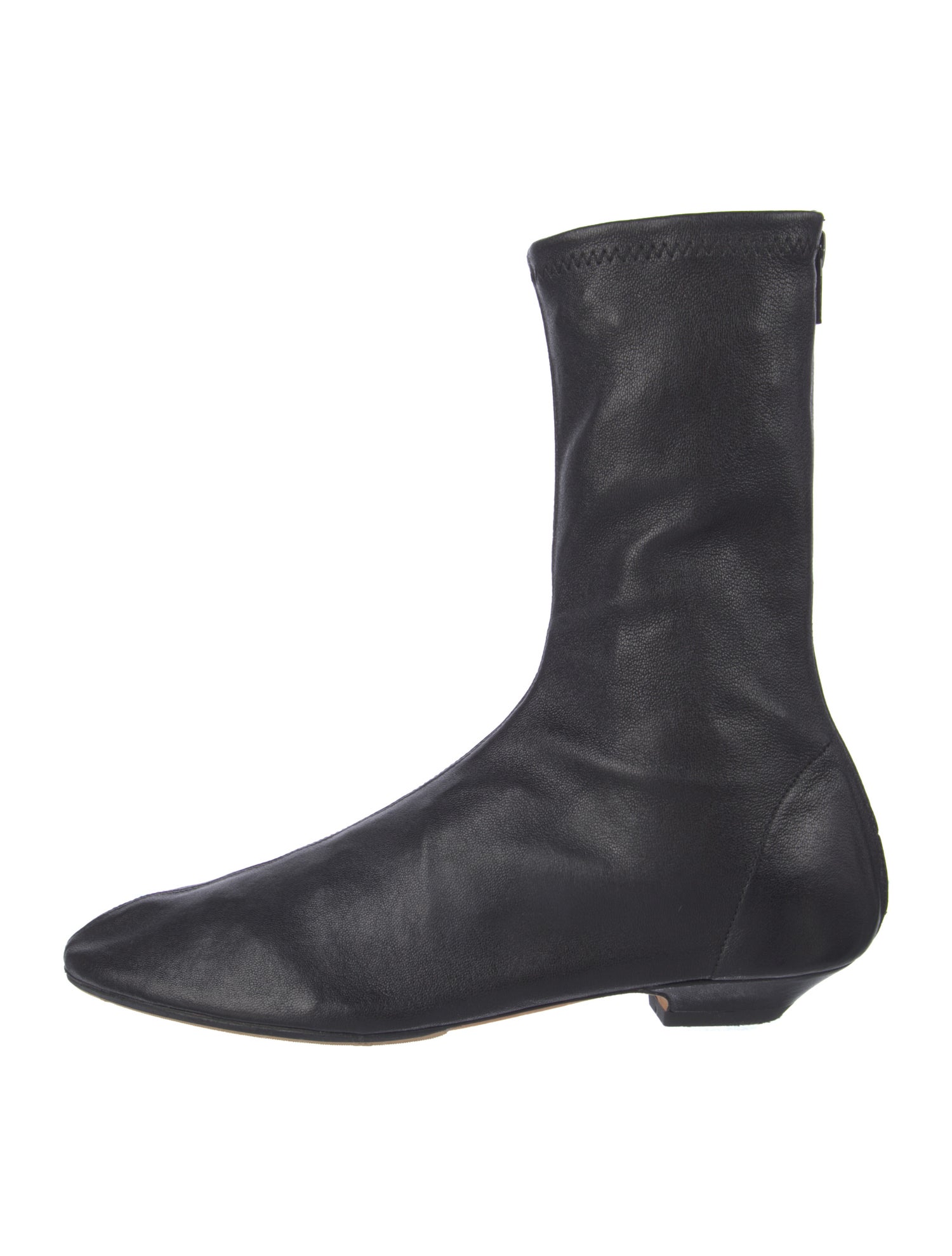 Khaite Leather Sock Boots