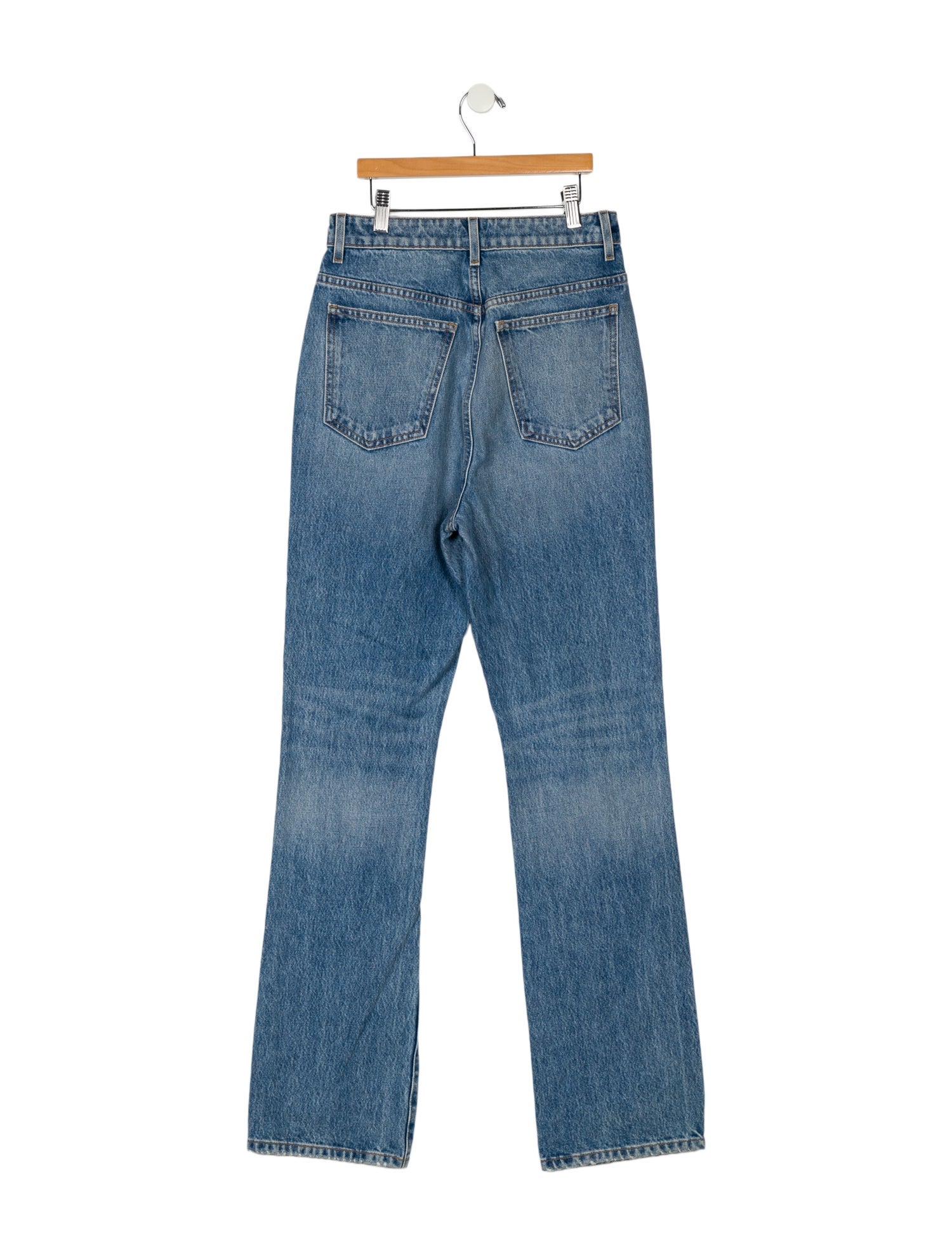 Khaite High-Rise Wide Leg Jeans