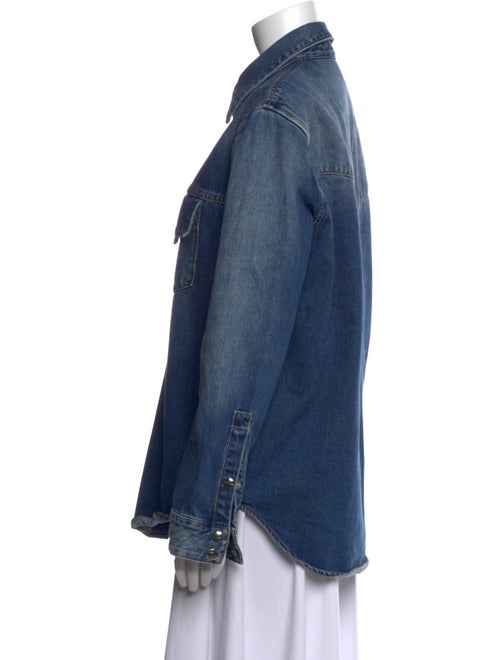 Khaite Long Sleeve Button-Up Top