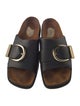 Khaite Leather Slides
