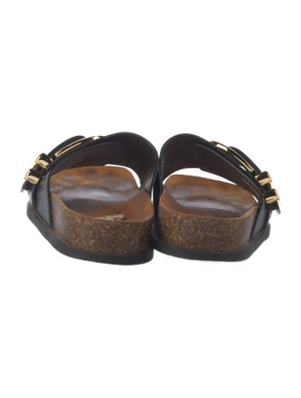 Khaite Leather Slides