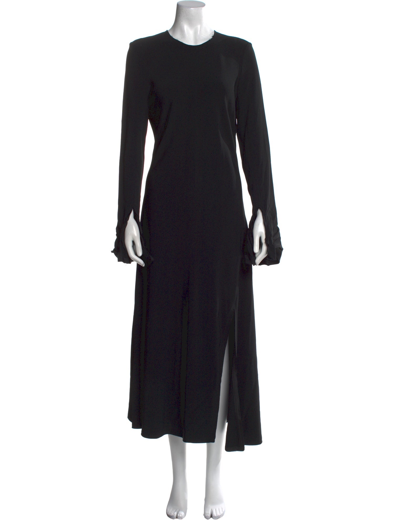 Khaite Crew Neck Knee-Length Dress
