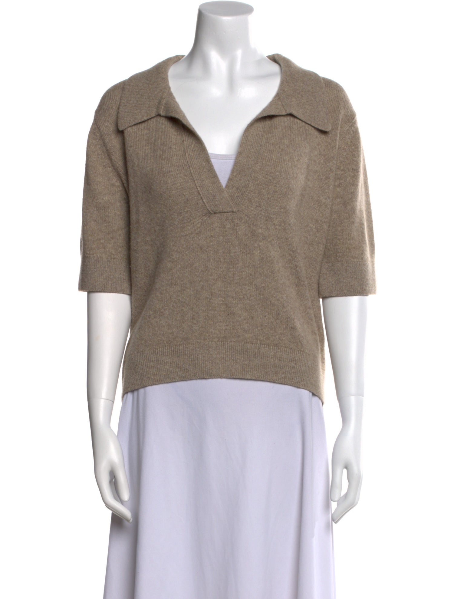 Khaite Cashmere V-Neck Sweater