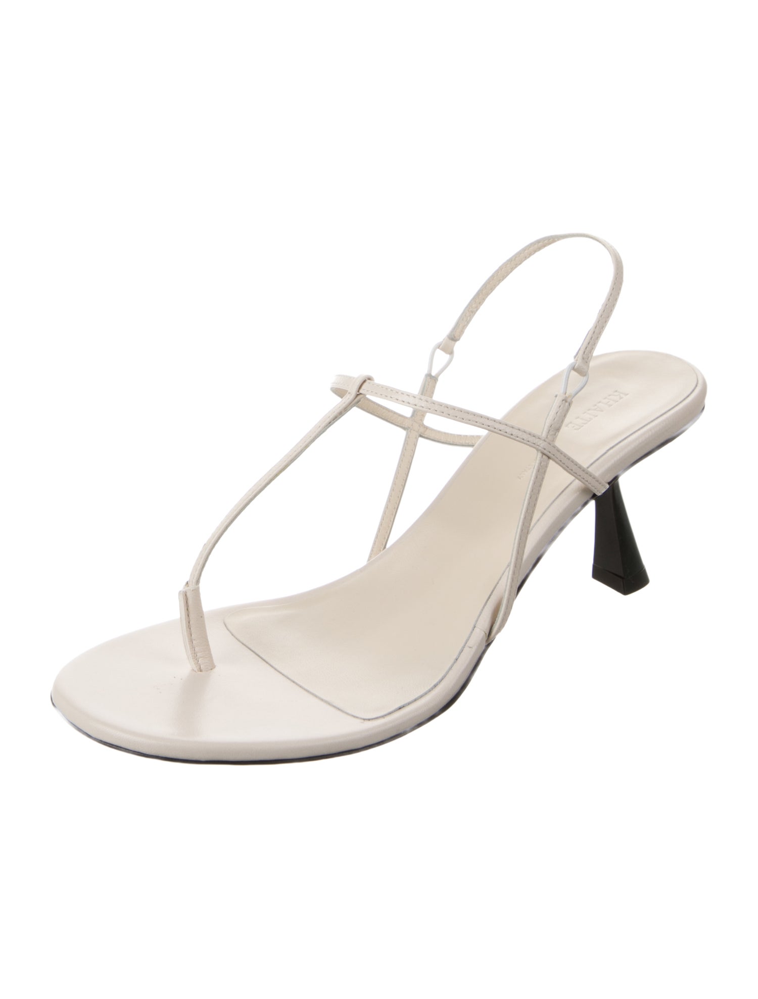 Khaite Leather Slingback Sandals w/ Tags