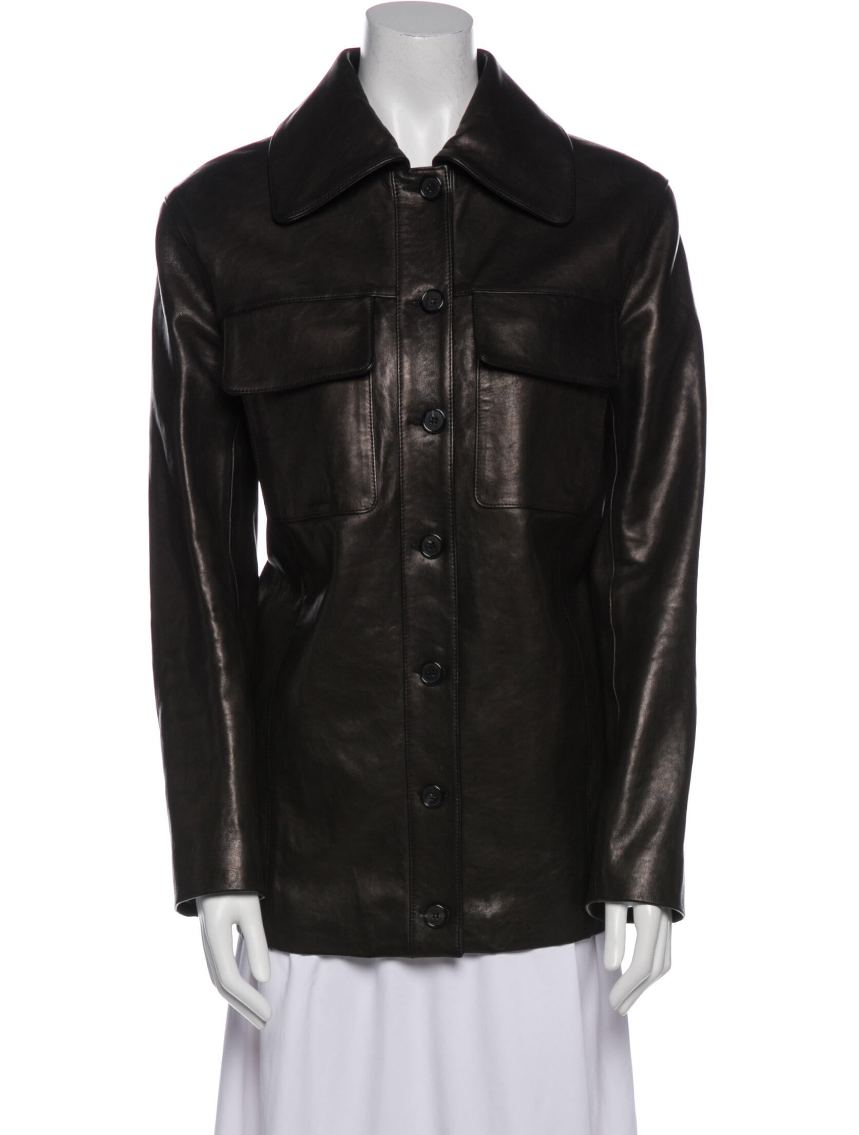 Khaite Lambskin Utility Jacket