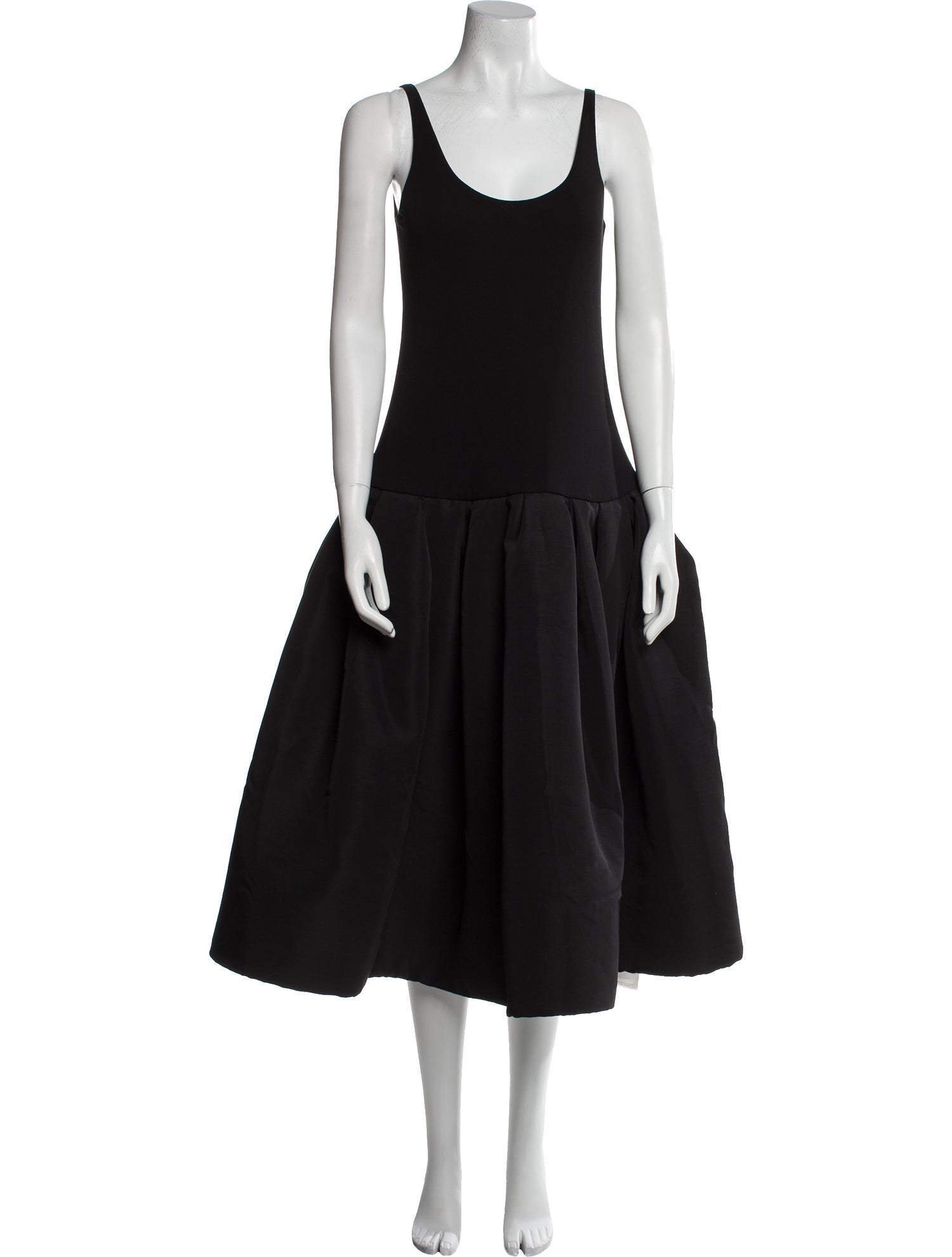 Khaite Scoop Neck Long Dress