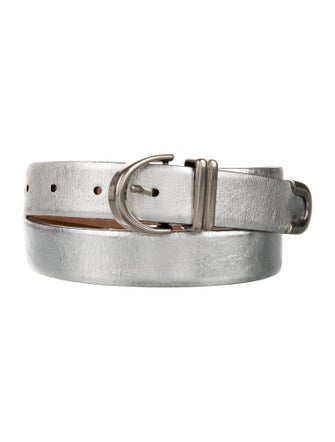 Khaite Skinny Leather Waist Belt
