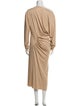 Khaite One-Shoulder Long Dress
