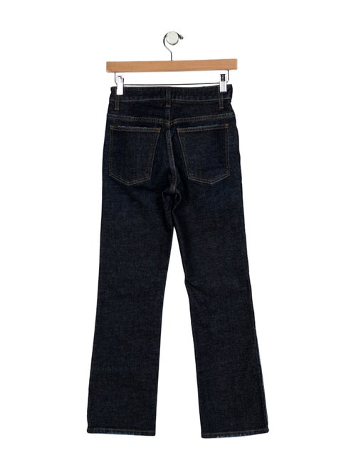 Khaite Mid-Rise Straight Leg Jeans