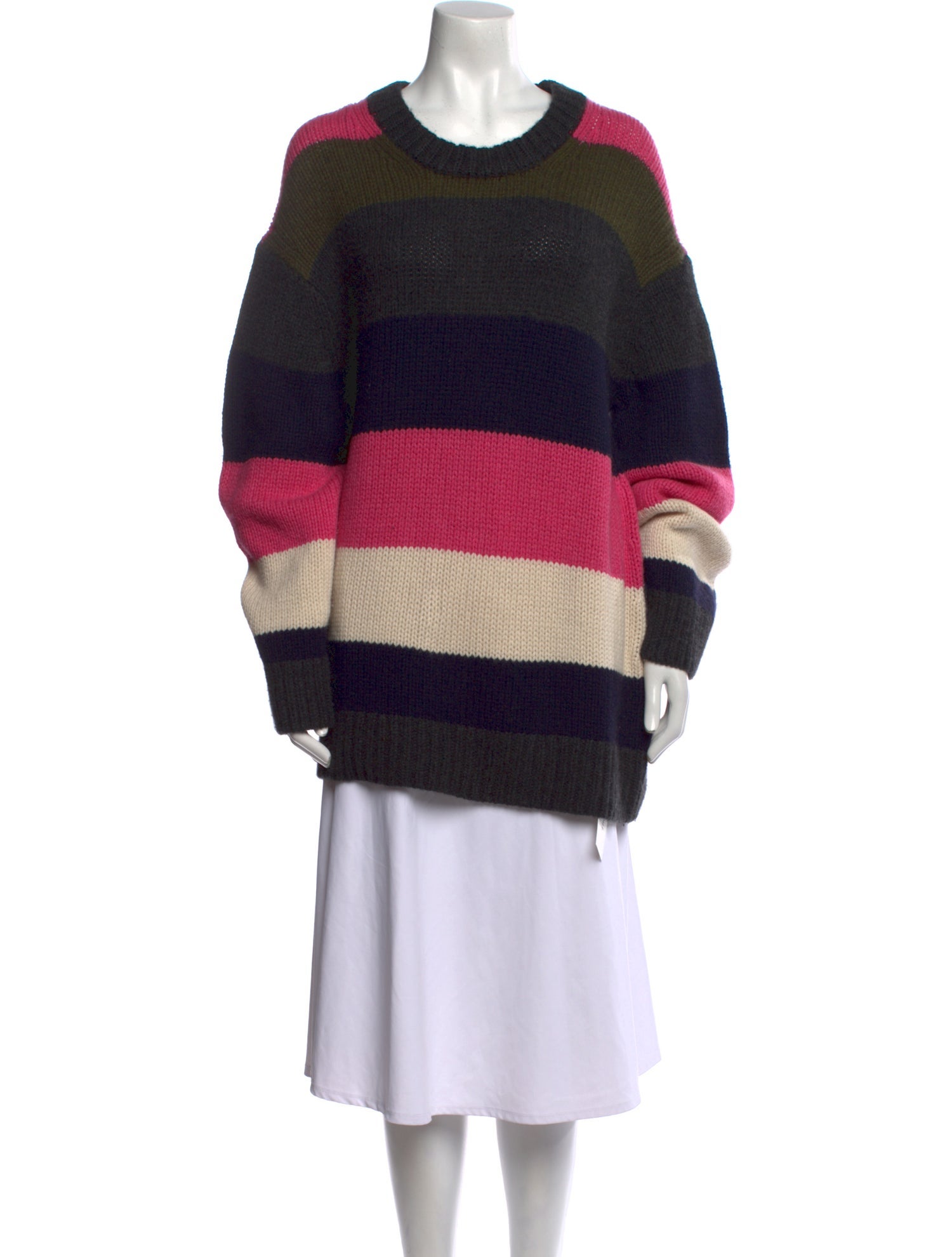 Khaite Cashmere Striped Sweater