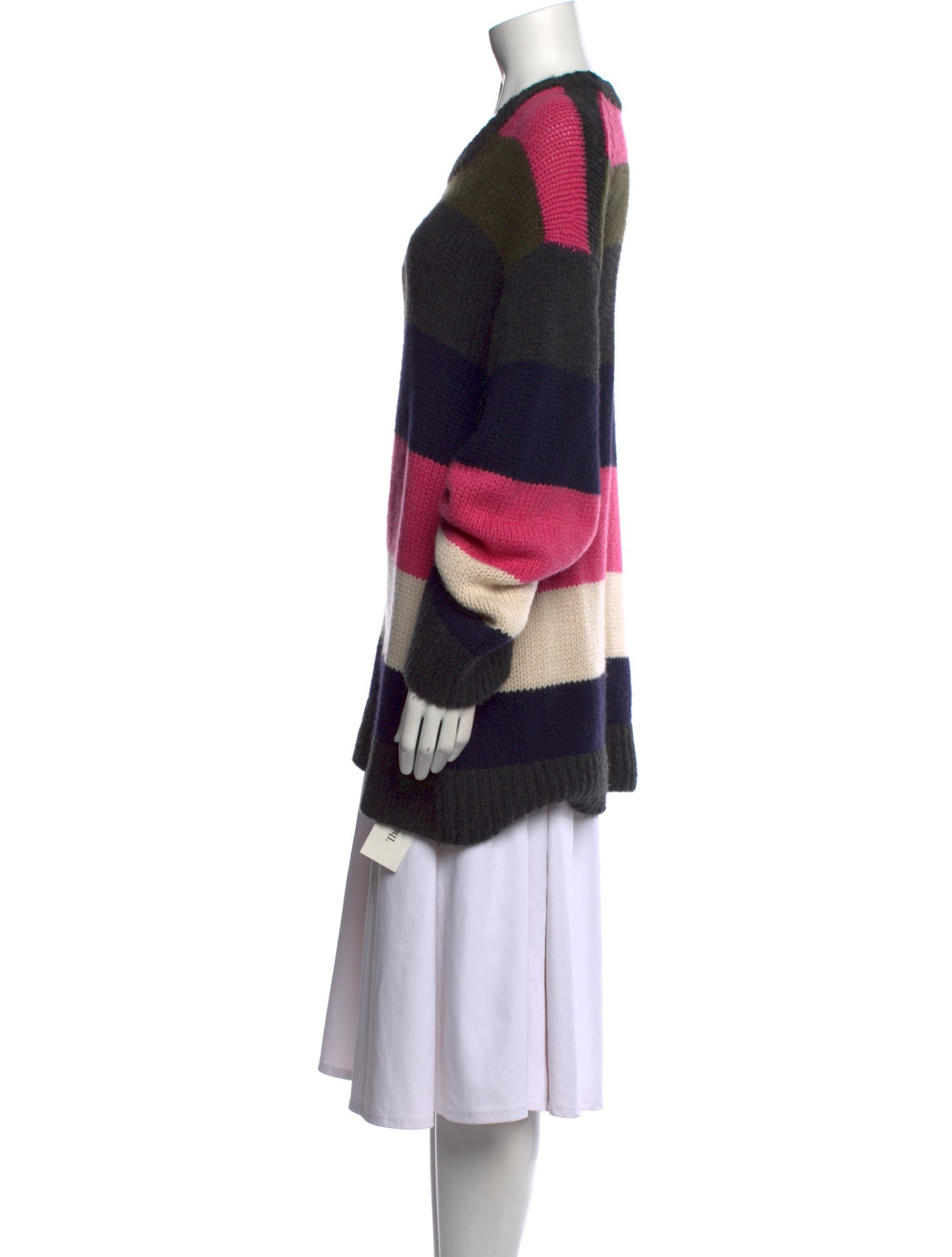 Khaite Cashmere Striped Sweater