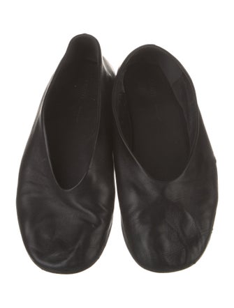 Khaite Leather Ballet Flats