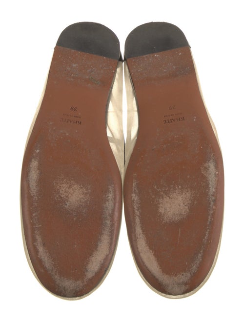 Khaite Mesh Leather Trim Embellishment Flats