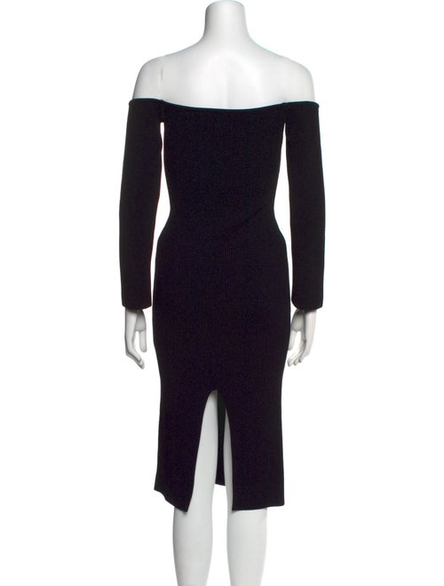 Khaite Off-The-Shoulder Knee-Length Dress