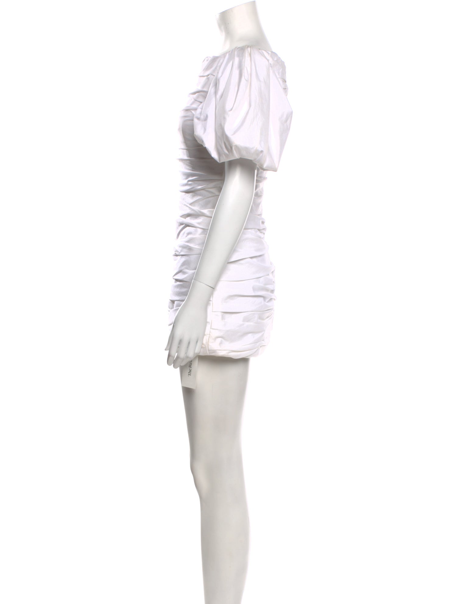 Khaite Bateau Neckline Mini Dress