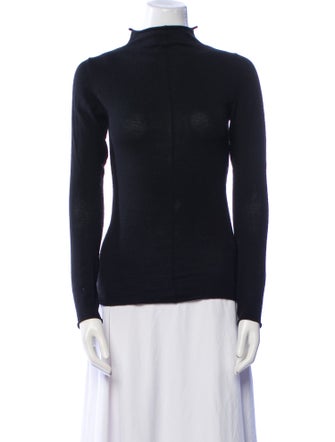 Khaite Merino Wool Mock Neck Sweater