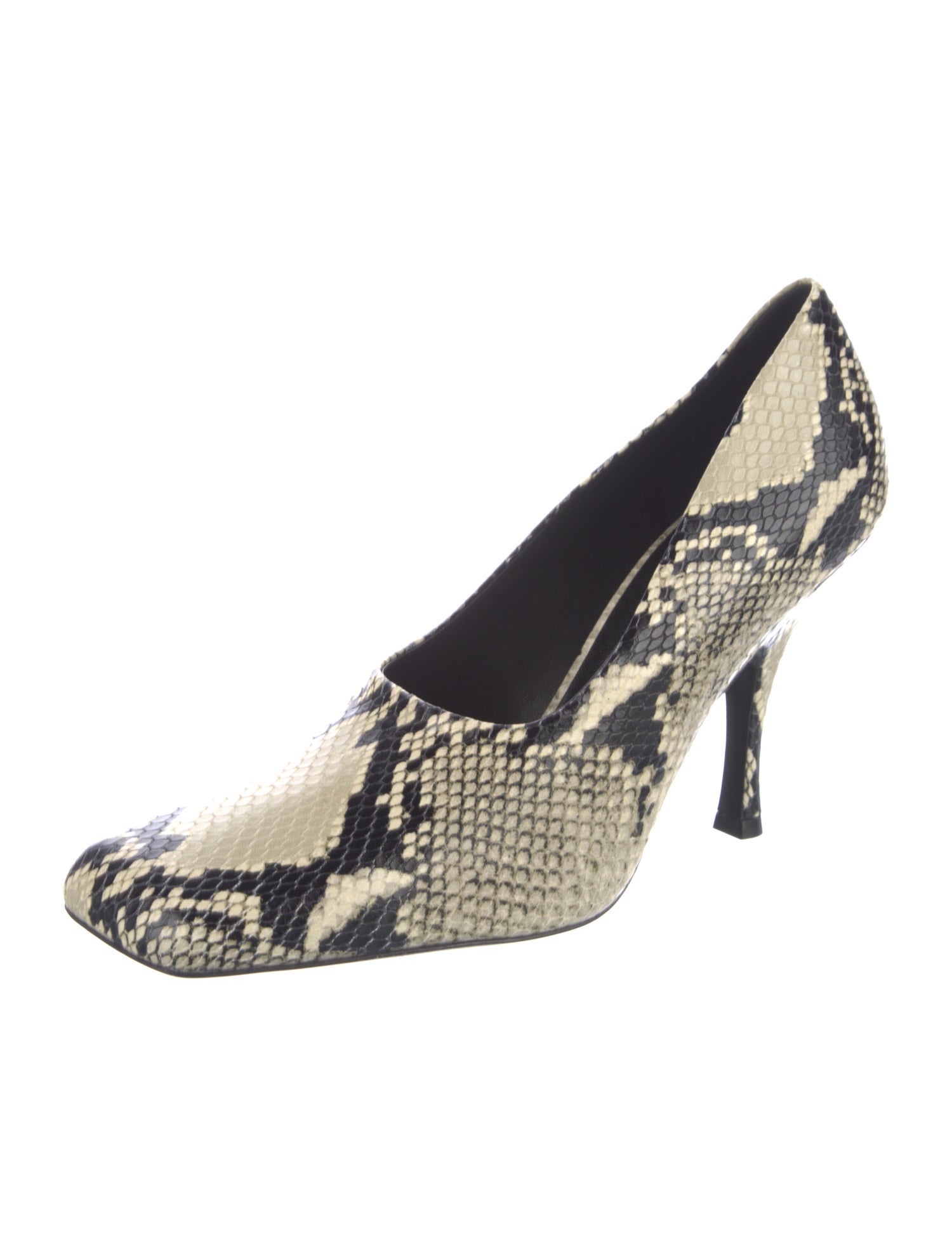 Khaite Leather Animal Print Pumps w/ Tags