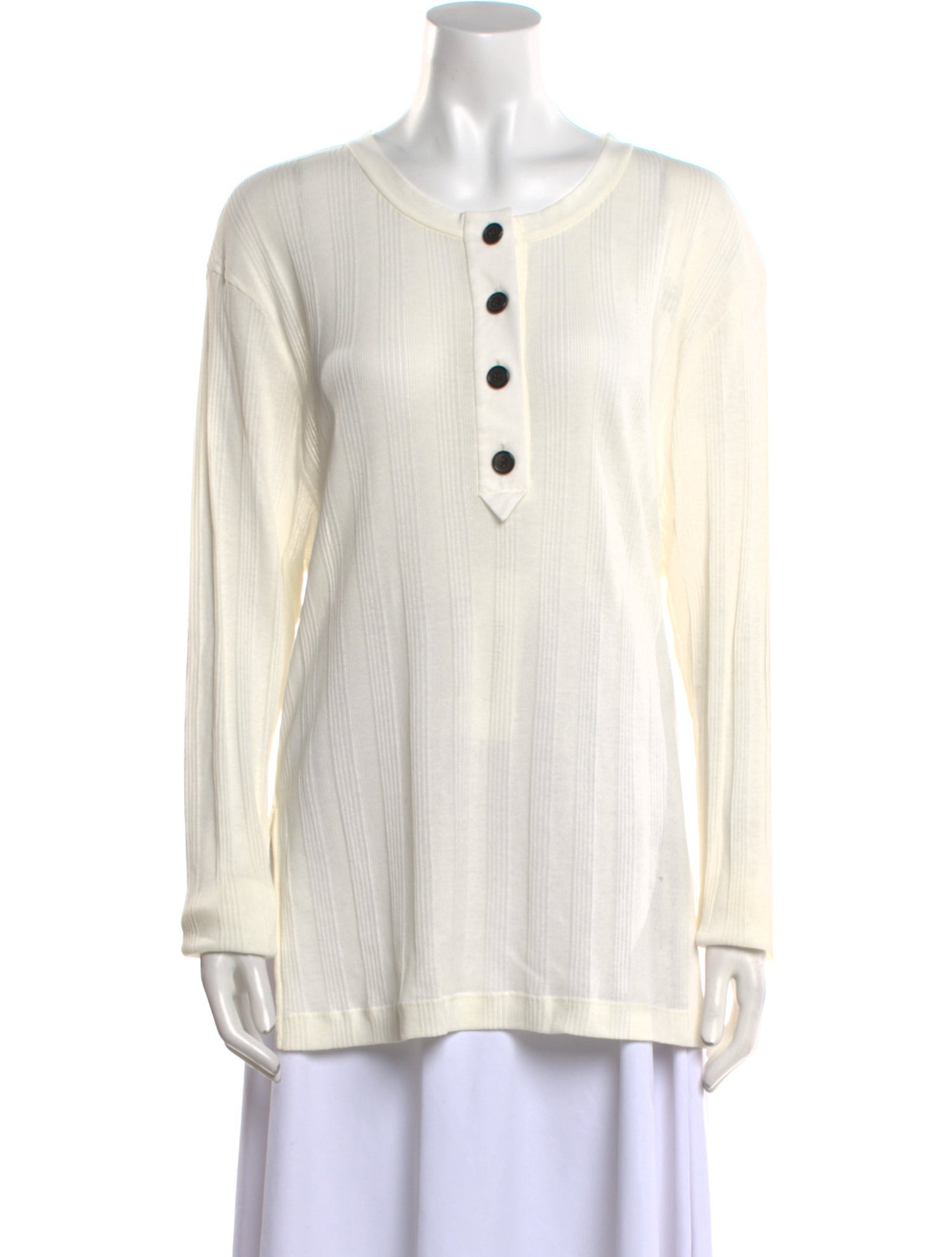 Khaite Crew Neck Long Sleeve Tunic