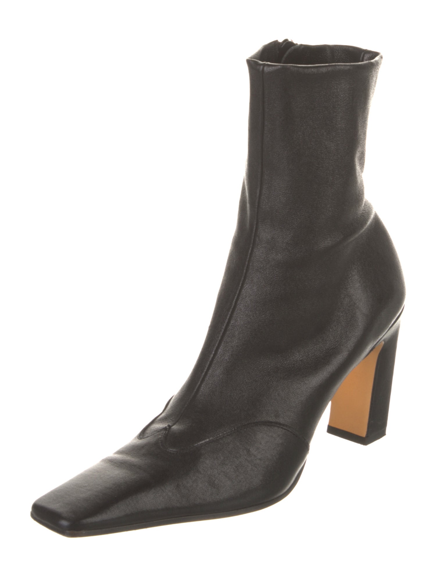 Khaite Leather Sock Boots