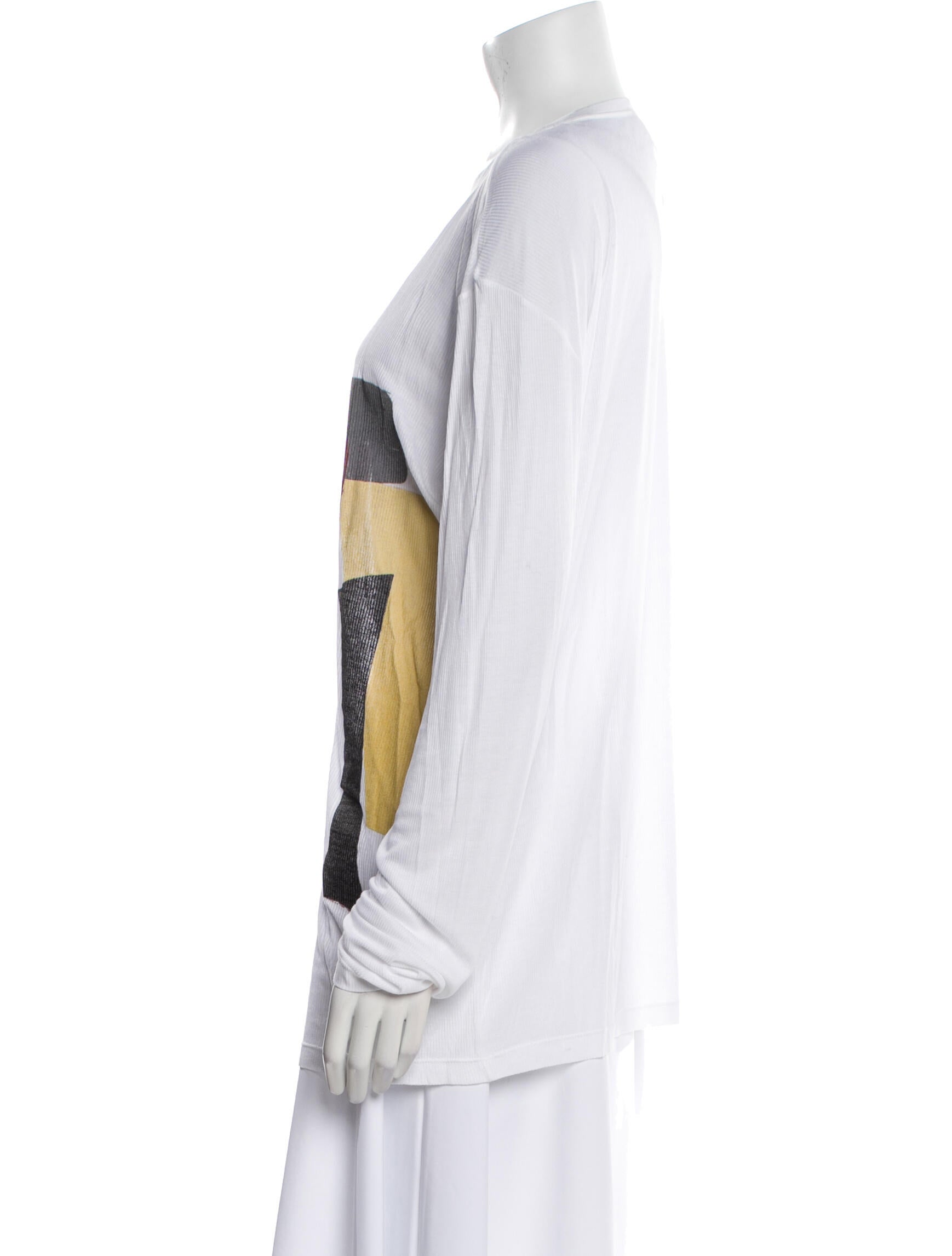 Khaite Graphic Print Long Sleeve Shirt