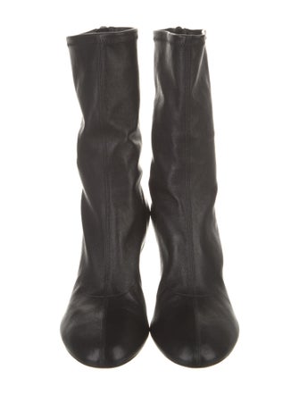 Khaite Apollo Leather Sock Boots