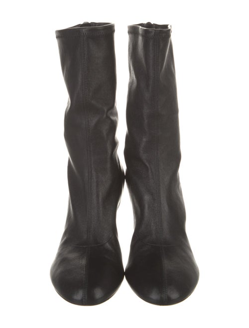 Khaite Apollo Leather Sock Boots